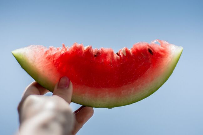 slice watermelon